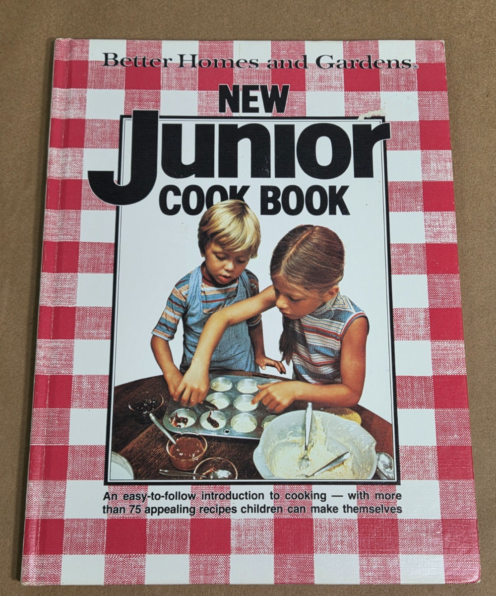 Vintage Better Homes and Gardens New Junior Cook Book - 4th Edition, 1981